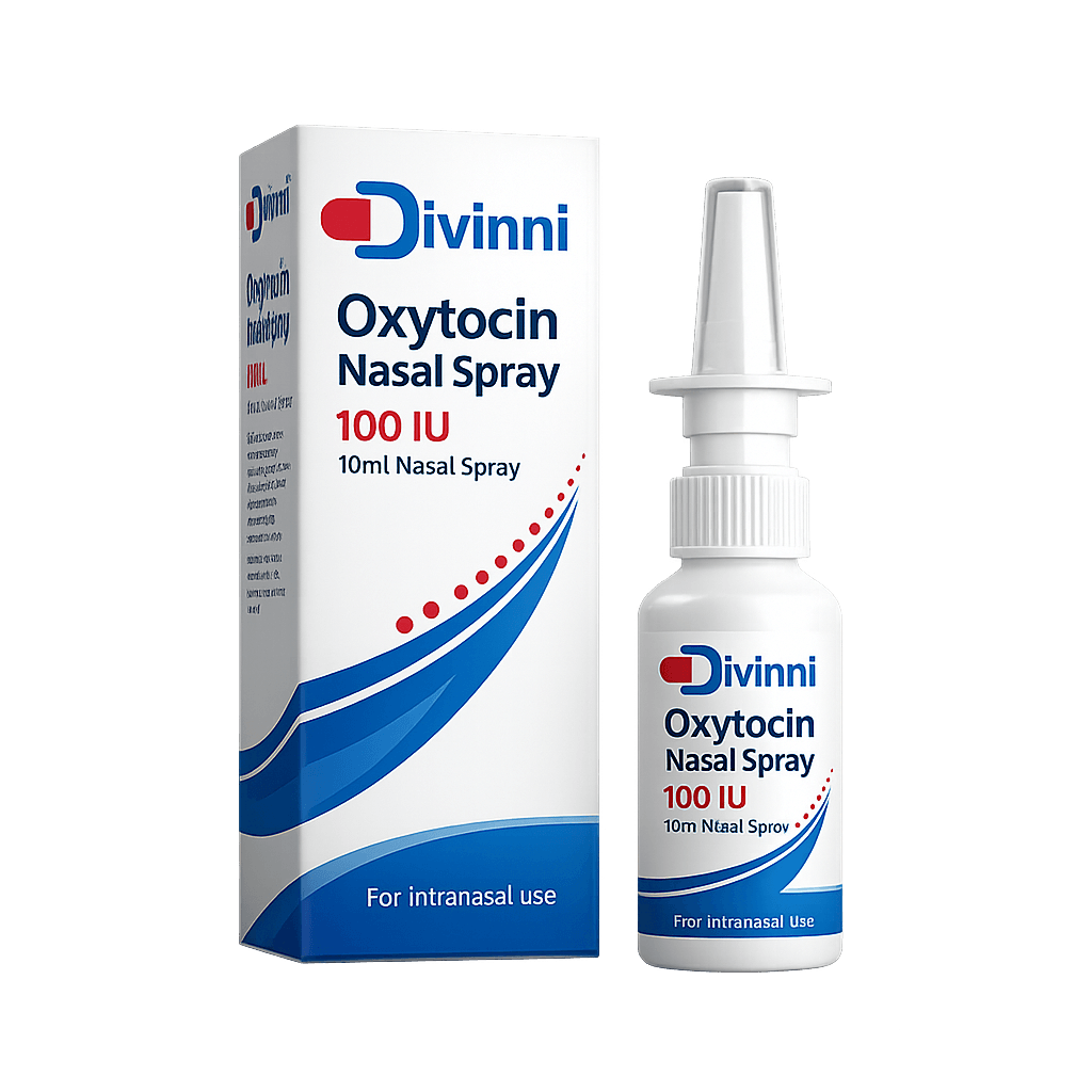 Oxytocin nasal spray — 100 IU · 10 ml